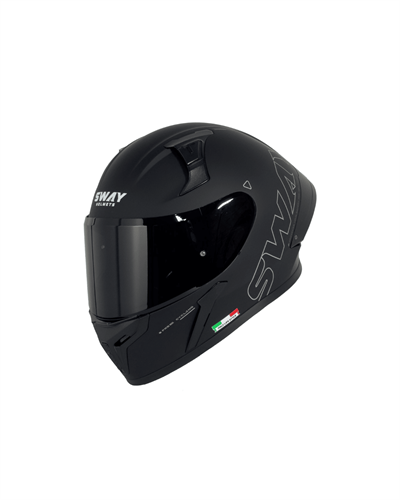 Sway F357 Full-Face Motosiklet Kaskı - Mat Siyah