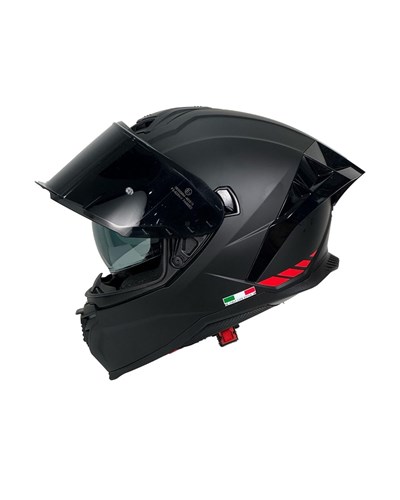 Sway SW 867 Red Strip Full Face Kask - MotoDede