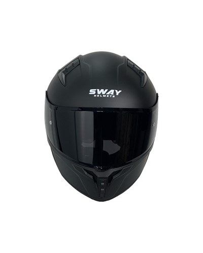 Sway SW 869 Matt Black Kask (Güneş Vizörlü) - MotoDede