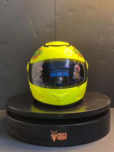 MTS SY118 Full Face Çocuk Kaskı Dinazor Deseni