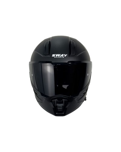 Sway SW 868 Matt Black Full Face Kask - MotoDede
