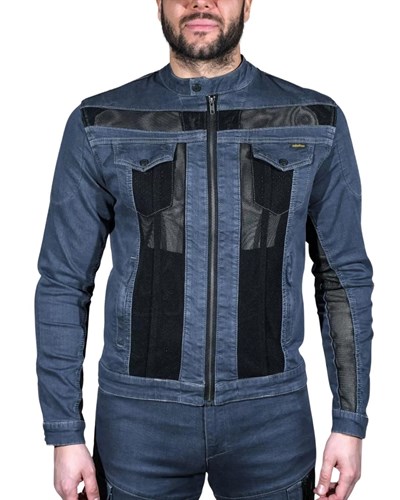 Rider Denim Duman File Yazlık Motosiklet Montu - MotoDede