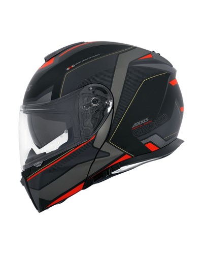 AXXIS Gecko SV Capital B1 Mat Siyah Çene Açılır Motosiklet Kaskı - MotoDede