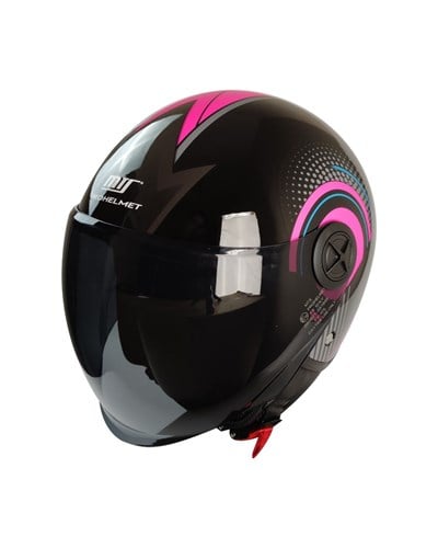 MTS FX-101 Pink Woman Yarım Kask - MotoDede