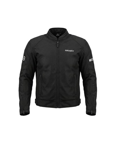 Prosev Dacron Yazlık Fileli Motosiklet Montu Siyah - MotoDede