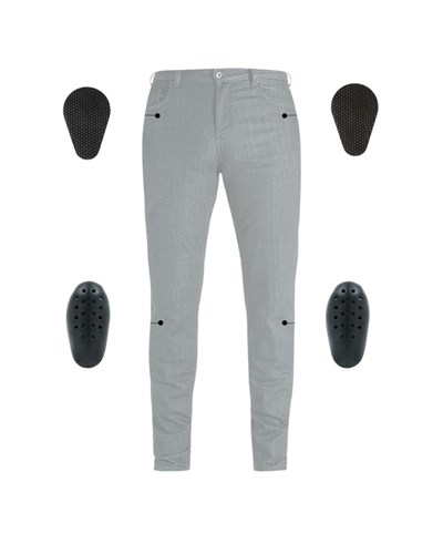 Rider Denim Hayta Motosiklet Pantolonu (Açık Mavi) - MotoDede