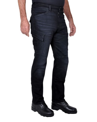 Rider Denim Samyeli Motosiklet Pantolonu (Siyah) - MotoDede