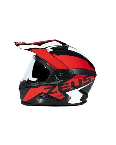 Zeus ZS-913 Solid Siyah BF8 Kırmızı Kapalı Motosiklet Kaskı - MotoDede