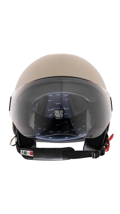 Piaggio Vespa Visor 4.0 Jet Kask - Bej Mat (Avvolgente) - MotoDede