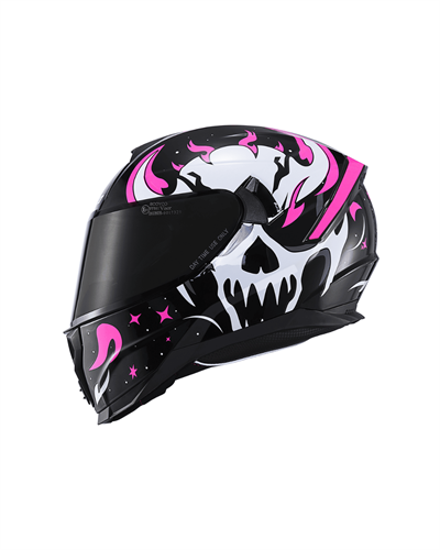 Scoyco FF-869 Skull - Full Face Motosiklet Kaskı - MotoDede