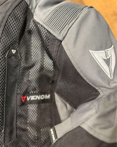 Venom Tourex Touring 4 Mevsim Motosiklet Montu Siyah Gri - MotoDede