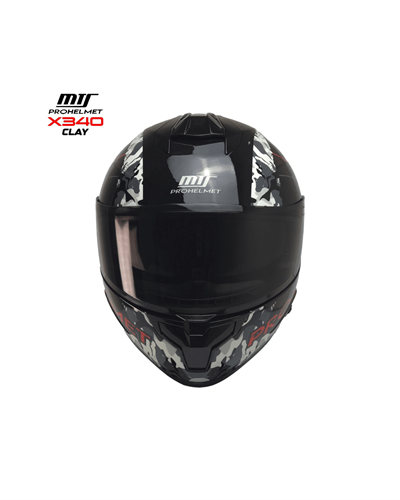 MTS X340 Full Face Kask - Clay - MotoDede