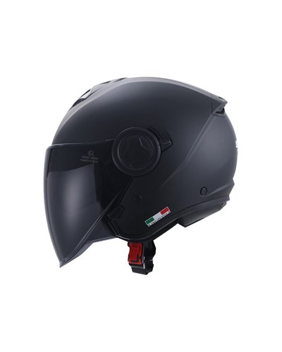 Sway SW-767 Mat Siyah Yarım Kask - MotoDede