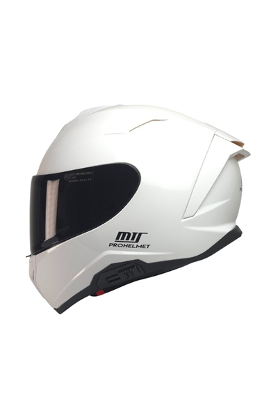 MTS X340 White Full Face Motosiklet Kaskı - MotoDede