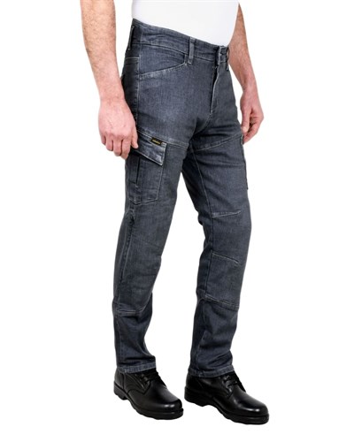 Rider Denim Samyeli Motosiklet Pantolonu (Gri) - MotoDede