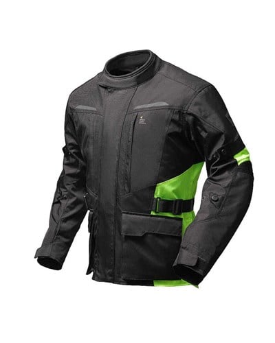 Modeka Tarex II Waterproof 4 Mevsim AA Ceket Siyah Sarı - MotoDede