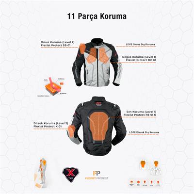 Forte GT 2003003 Niagara Plus 3 Mevsim Motosiklet Montu - MotoDede