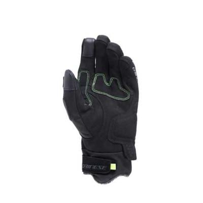 DAINESE ELD/ FULMINE D-DRY-GLOVES BLACK/YELLOW FLUE