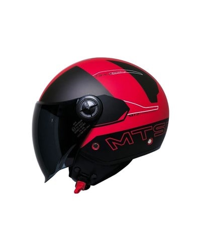 MTS FX-101 Design Red Yarım Kask - MotoDede