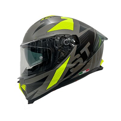 Sway SW 865 ST Titanium Yellow Full Face Kask - MotoDede