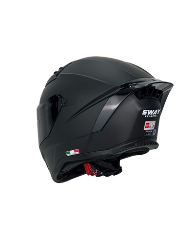 Sway SW 869 Matt Black Kask (Güneş Vizörlü) - MotoDede