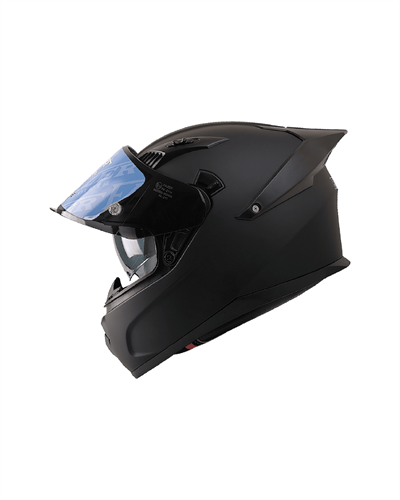 Fazer Helmets FX-211X Full Face Güneş Vizörlü Kask - Mat Black - MotoDede