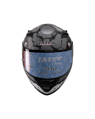 Fazer Helmets FX-211X Full Face Güneş Vizörlü Kask - Fantastic Grey - MotoDede