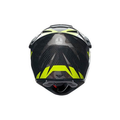 AGV KASK/ AX9 E2206 MPLK STEPPA CARBON/GREY/YELLOW MO124 /