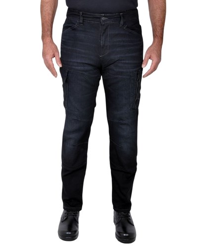 Rider Denim Samyeli Motosiklet Pantolonu (Siyah) - MotoDede