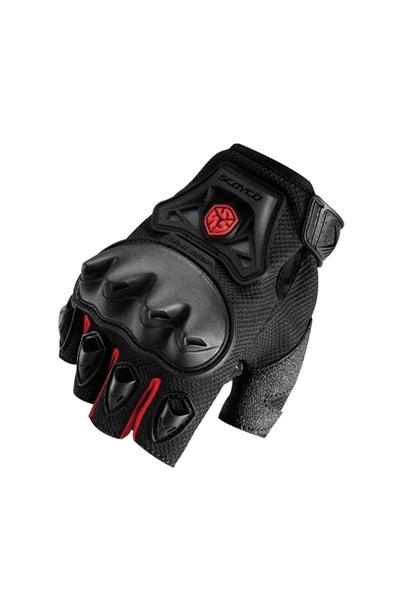 SCOYCO MC29D YARIM PARMAK ELDİVEN RED / KIRMIZI
