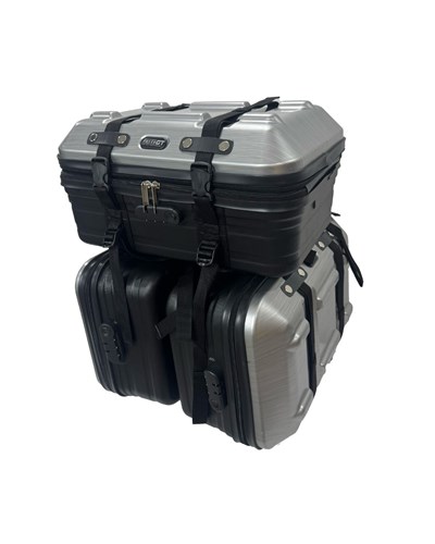 Forte GT 70901 Silver Körüklü Yan Heybe Çanta - MotoDede