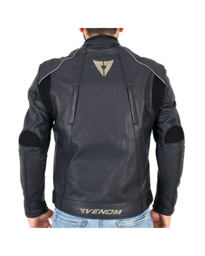 Venom D2 Racing Deri Motosiklet Montu (Siyah) - MotoDede