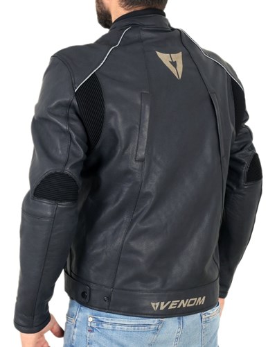 Venom D2 Racing Deri Motosiklet Montu (Siyah) - MotoDede