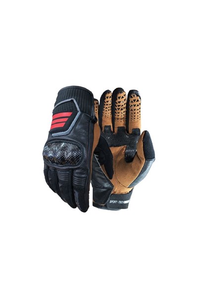 Prosev GL63 Korumalı Deri Motosiklet Eldiveni - MotoDede
