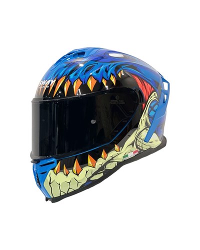 Sway SW 867 Storm Blue Full Face Kask - MotoDede