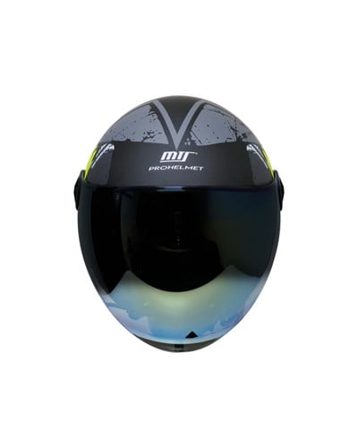 MTS FX-101 Neon Camo Yarım Kask - MotoDede