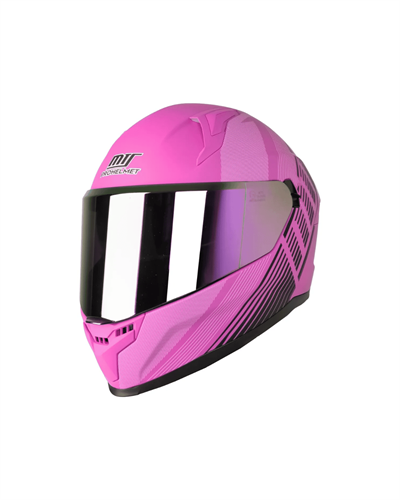 MTS M-910 Full Face Güneş Vizörlü Kask - Fuchsia Lady - MotoDede