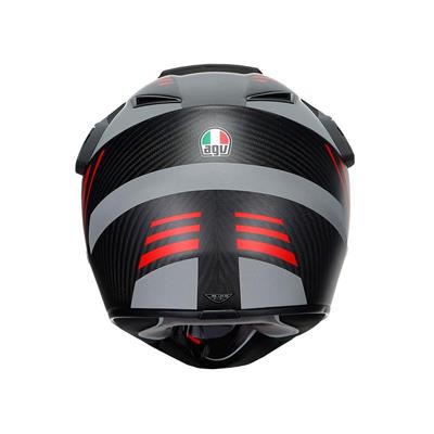 AGV KASK/AX-9 MULTI PLK REFRACTIVE ADV MATT CARBON/RED