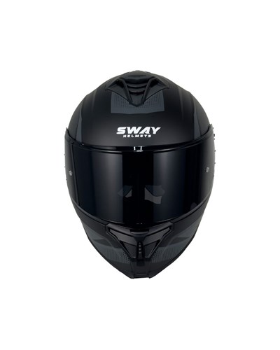 Sway SW 867 Asphalt Black Grey Kask - MotoDede