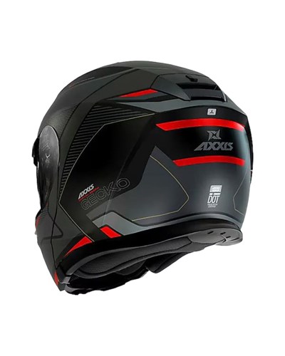 AXXIS Gecko SV Capital B1 Mat Siyah Çene Açılır Motosiklet Kaskı - MotoDede