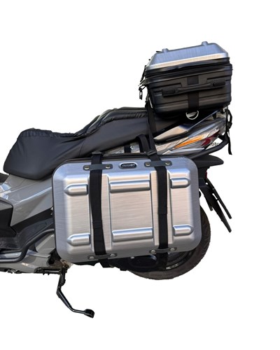 Forte GT 70901 Silver Körüklü Yan Heybe Çanta - MotoDede