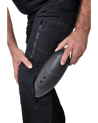 Rider Denim Samyeli Motosiklet Pantolonu (Siyah) - MotoDede