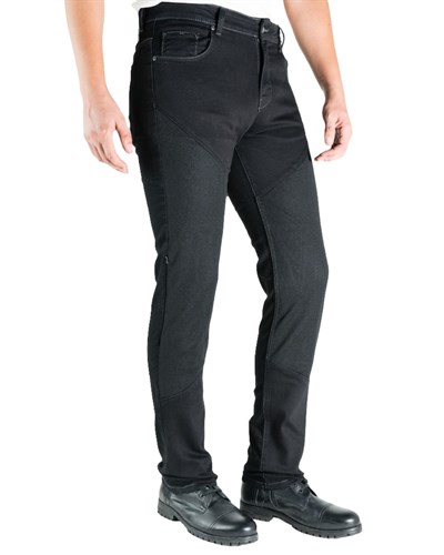 Rider Denim Efil File Yazlık Motosiklet Pantolonu (Siyah) - MotoDede