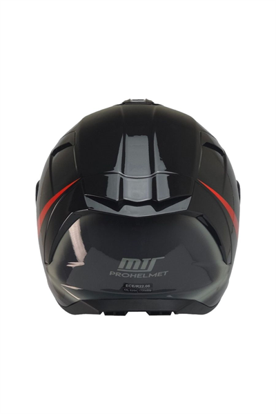 MTS X340 Rosso Full Face Motosiklet Kaskı - MotoDede