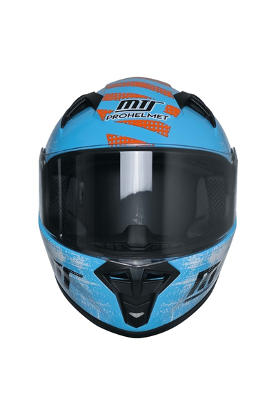MTS M-201 Full Face Çocuk Motosiklet Kaskı Blue - MotoDede