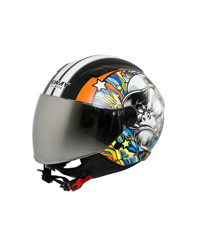 Sway SW 765 Kong Black Kask - MotoDede