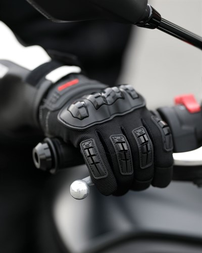 Ones Again MG14 Korumalı Yazlık Motosiklet Eldiveni Siyah - MotoDede