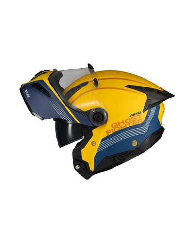 Axxis Ghostfighter Bitone C13 Yellow Matt Kask - MotoDede