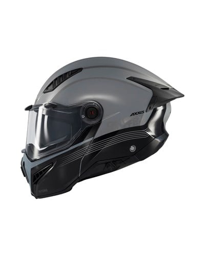 AXXIS Ghostfighter Bitone C2 Parlak Gri Motosiklet Kaskı - MotoDede