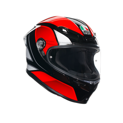 AGV KASK/K6 S MPLK HYPHEN BLK RED WHITE